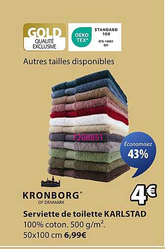 Serviette de toilette KARLSTAD