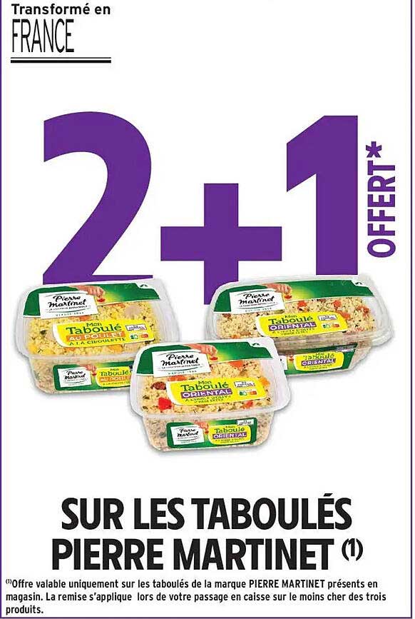SUR LES TABOULÉS PIERRE MARTINET