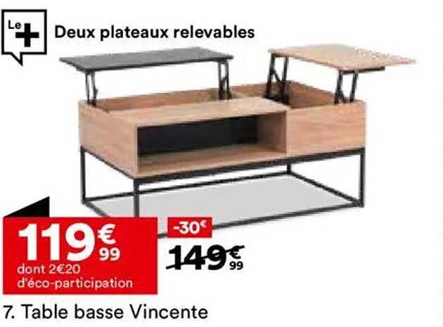 Table basse Vincente