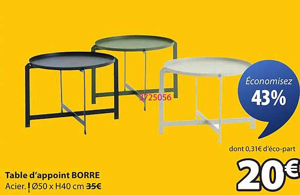Table d’appoint BORRE