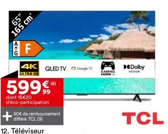 Téléviseur 65"