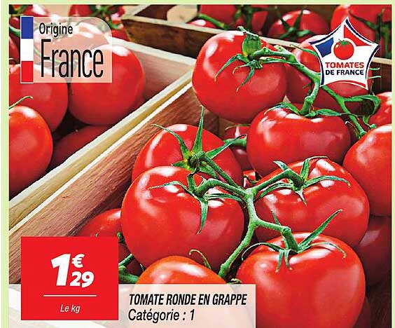 TOMATE RONDE EN GRAPPE