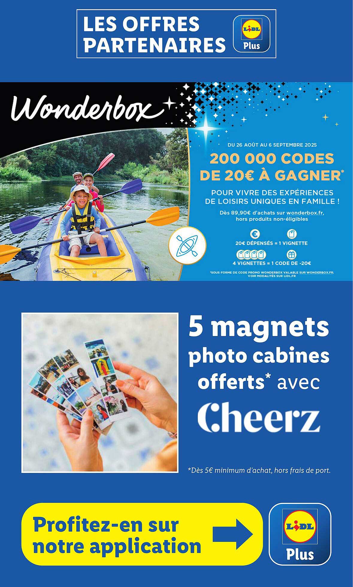 200 000 CODES DE 20€ À GAGNER*