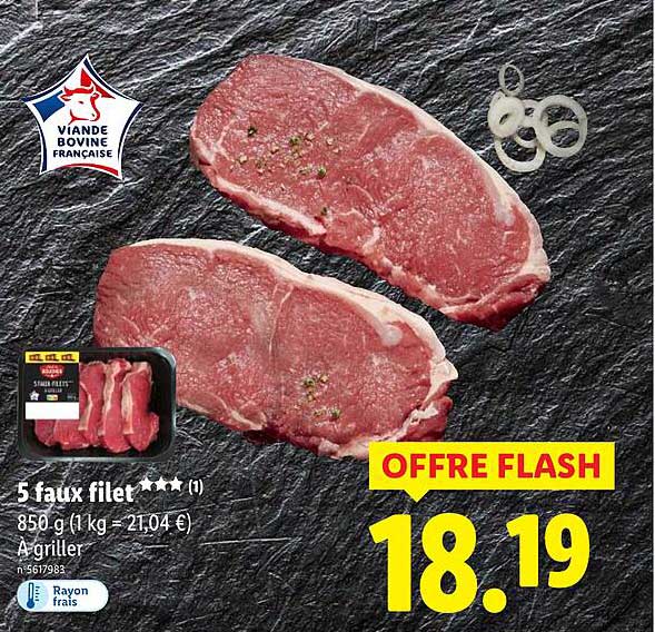 5 faux filet