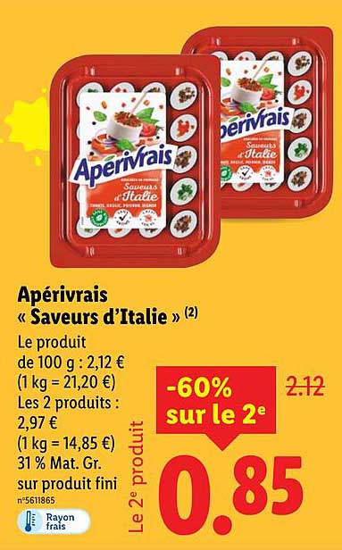 Aperivrais « Saveurs d'Italie » (2)