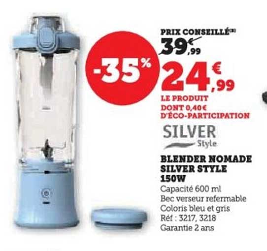 BLENDER NOMADE SILVER STYLE 150W