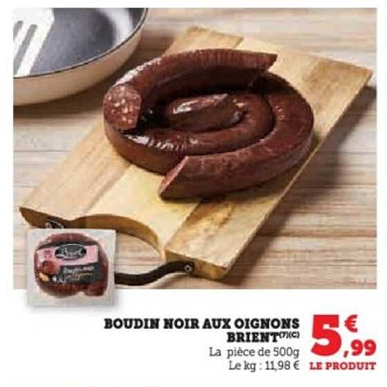 BOUDIN NOIR AUX OIGNONS BRIENT