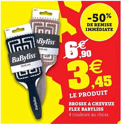 BROSSE A CHEVEUX FLEX BABYLISS