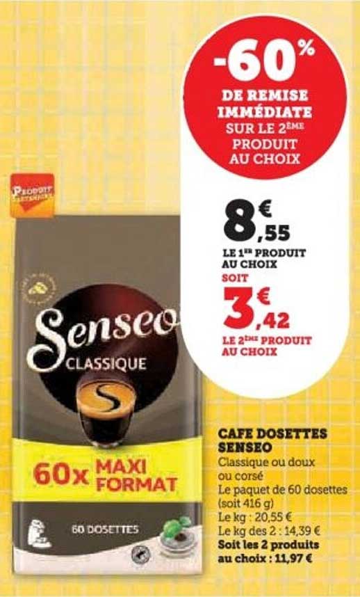 CAFÉ DOSETTES SENSEO