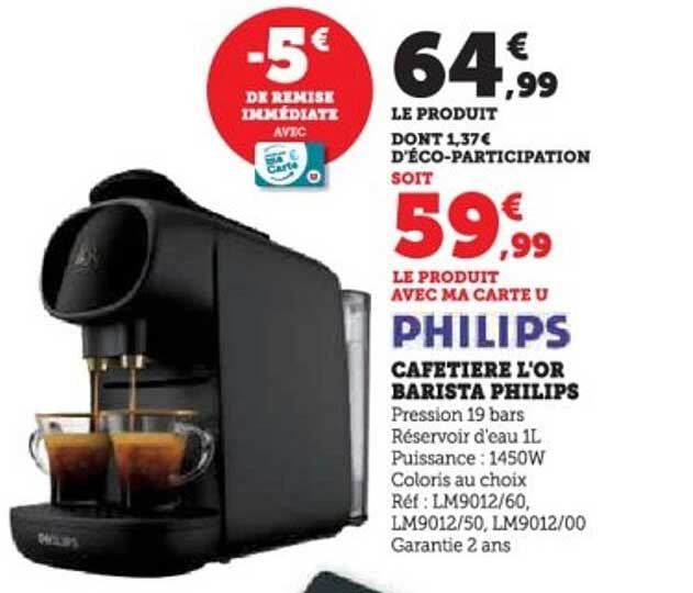 CAFE TIERE L'OR BARISTA PHILIPS