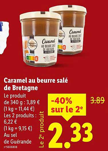 Caramel au beurre salé de Bretagne