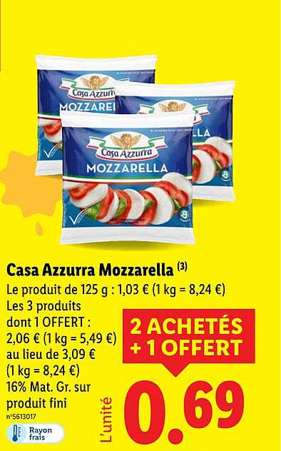 Casa Azzurra Mozzarella
