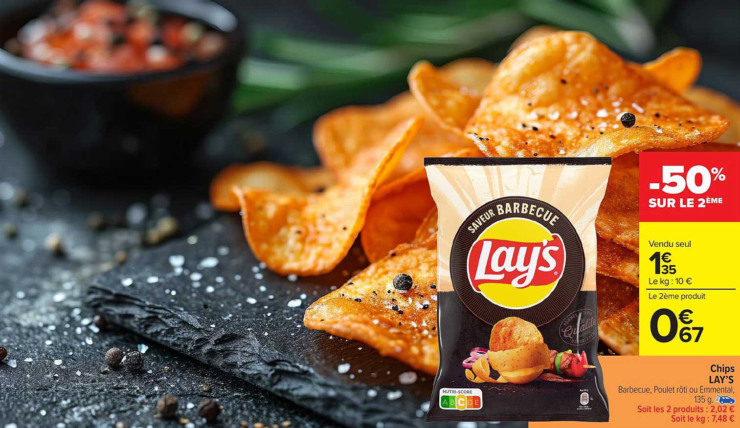Chips LAY'S Saveur Barbecue