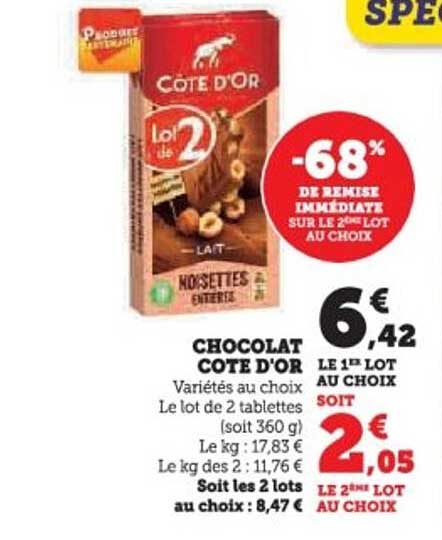 CHOCOLAT COTE D'OR