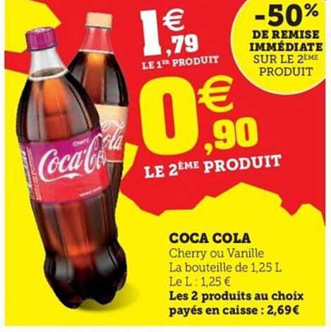 Coca Cola Cherry ou Vanille