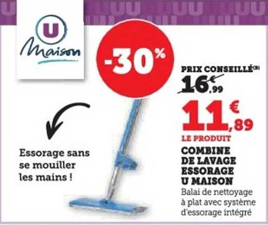 COMBINE DE LAVAGE ESSORAGE U MAISON