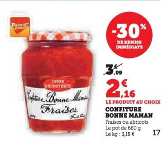CONFITURE BONNE MAMAN