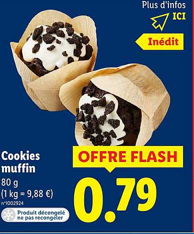 Cookies muffin