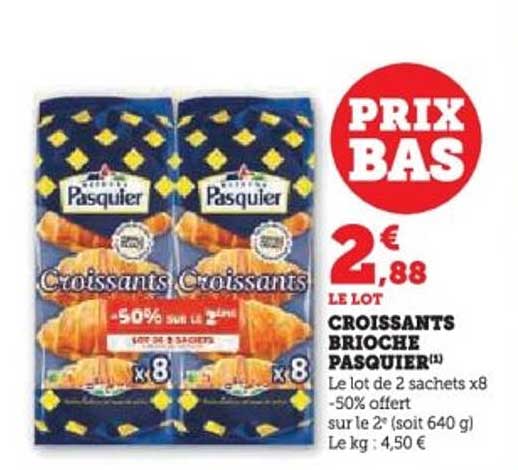 CROISSANTS BRIOCHE PASQUIER