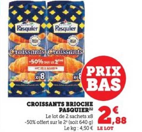 CROISSANTS BRIOCHE PASQUIER