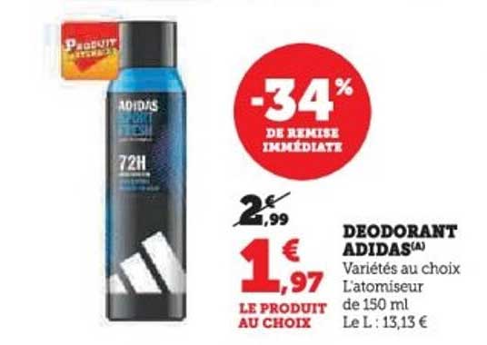 DEODORANT ADIDAS(A)