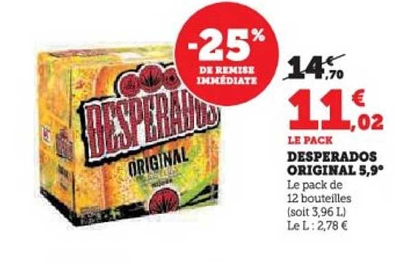 DESPERADOS ORIGINAL 5,9°