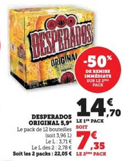 DESPERADOS ORIGINAL 5,9°