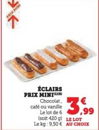 ÉCLAIRS PRIX MINI
