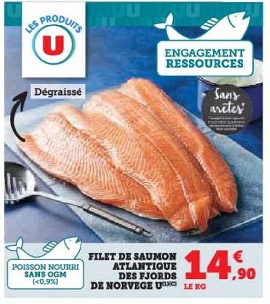 FILET DE SAUMON ATLANTIQUE DES FJORDS DE NORVEGE