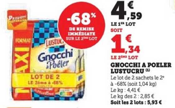GNOCCHI A POELER LUSTUCRU