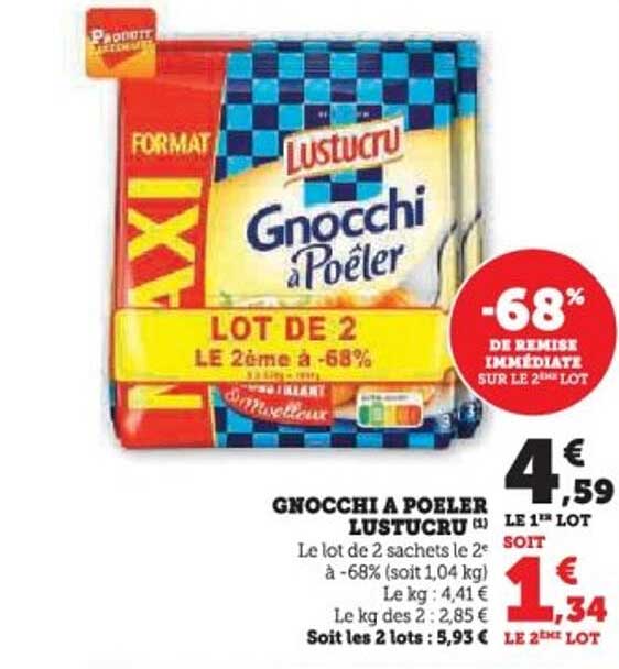 GNOCCHI A POELER LUSTUCRU