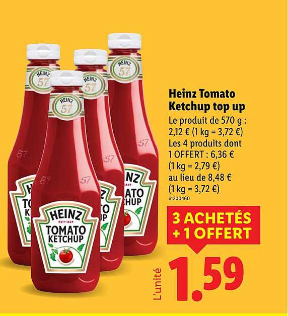 Heinz Tomato Ketchup top up