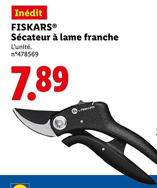 Inédit FISKARS® Sécateur à lame franche