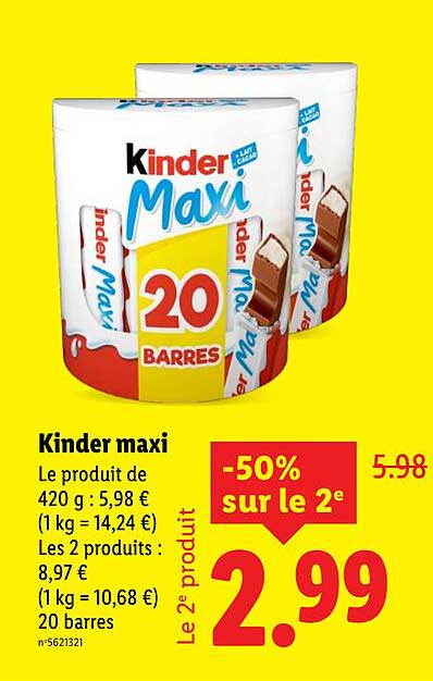 Kinder maxi