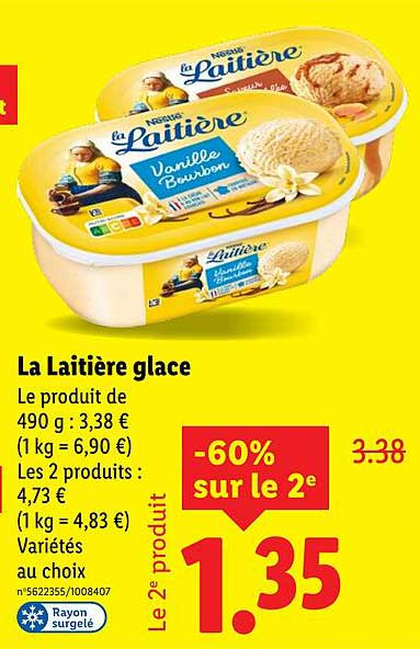 La Laitière glace