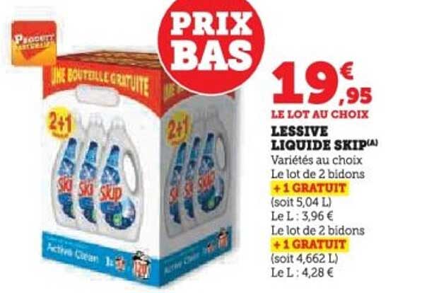 LESSIVE LIQUIDE SKIP(A)