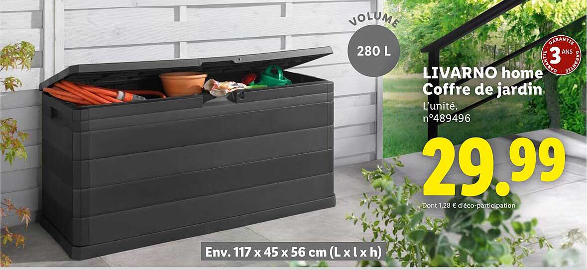 LIVARNO home Coffre de jardin