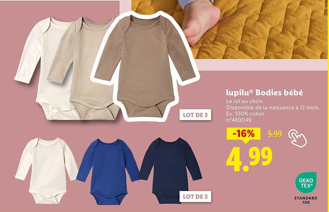 lupilu® Bodies bébé