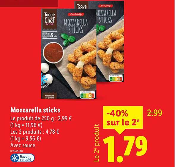 Mozzarella sticks
