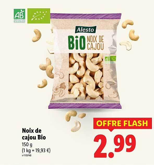 Noix de cajou Bio