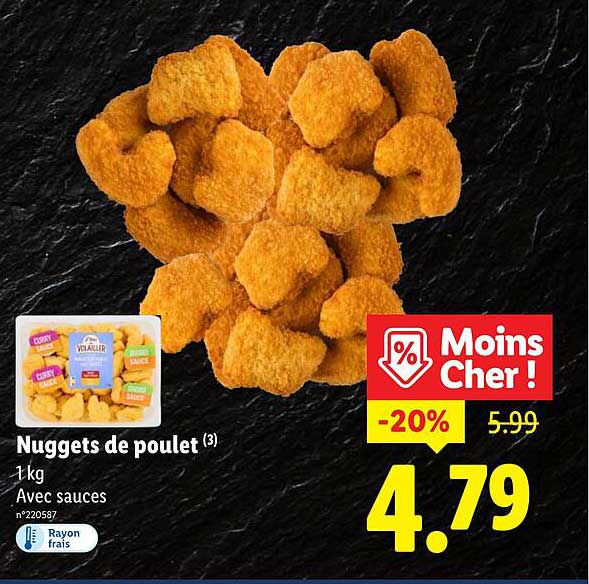 Nuggets de poulet