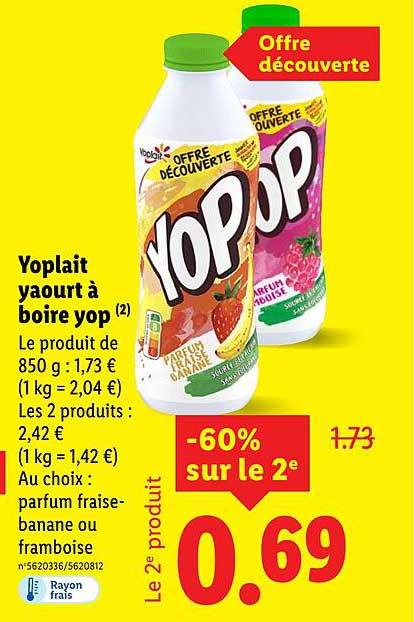 Offre découverte Yop