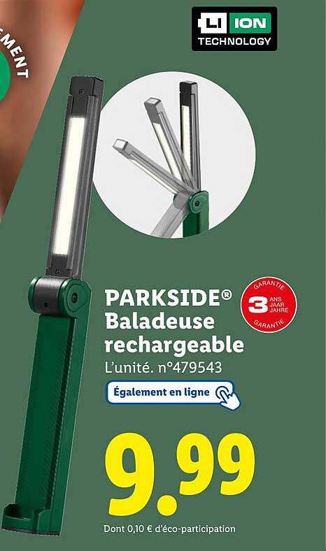 PARKSIDE® Baladeuse rechargeable