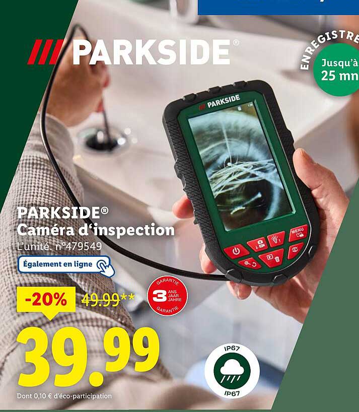 PARKSIDE® Caméra d'inspection