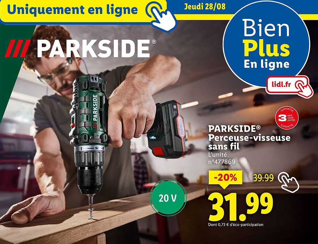 PARKSIDE® Perceuse-visseuse sans fil