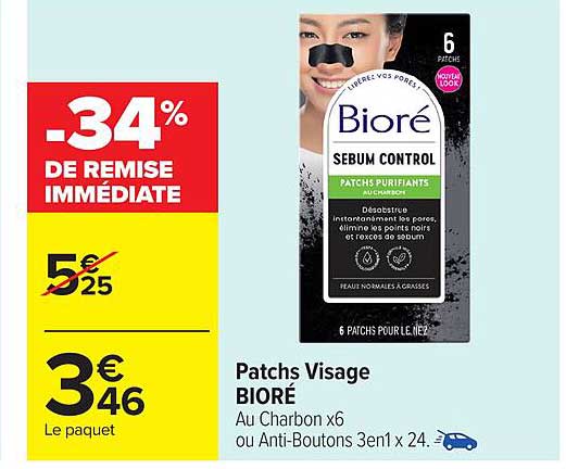 Patchs Visage BIORÉ