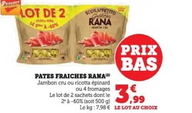 PATES FRAICHES RANA