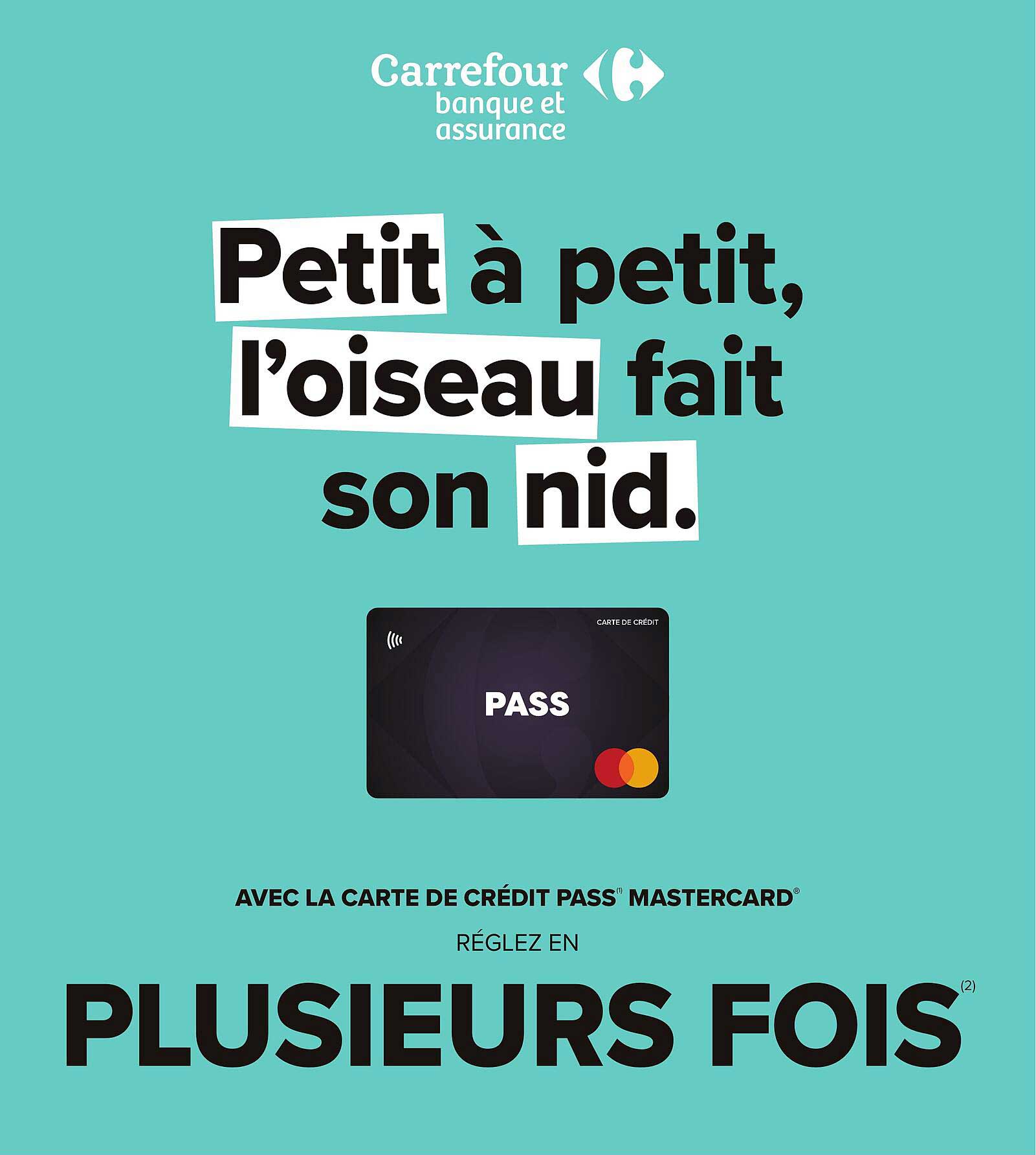 Petit à petit, l’oiseau fait son nid.