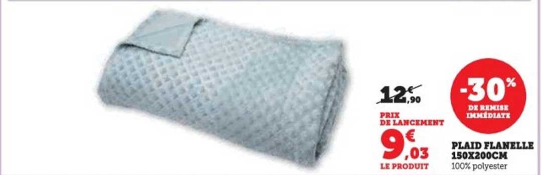 PLAID FLANELLE 150X200CM