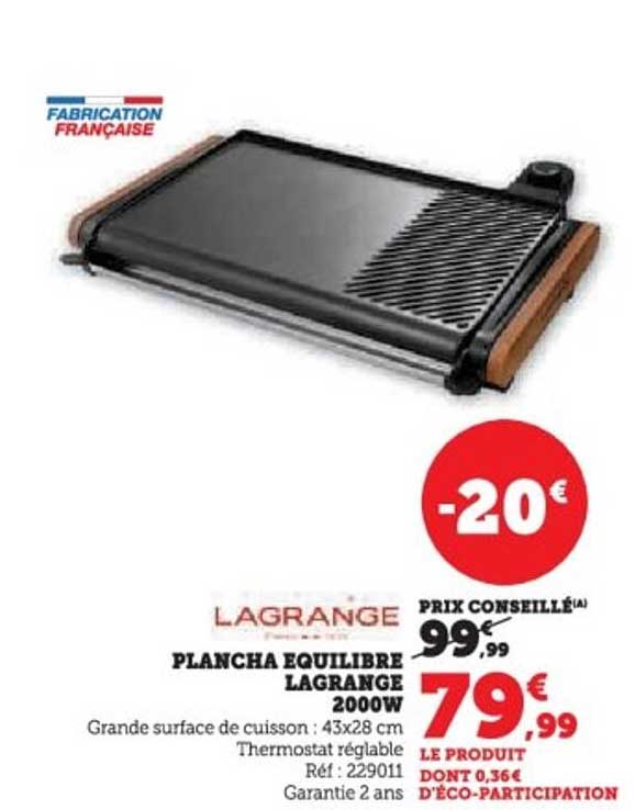 PLANCHAS EQUILIBRE LAGRANGE 2000W